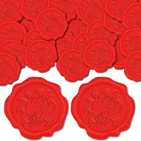 CRASPIRE 50pcs Bats Adhesive Envelope Sealing Stickers Blue Moon Phases Star Wax Seal Stickers Halloween Decoration Stickers for Wedding Invitation Envelope Decor Birthday Party Craft Scrapbook in Saudi Arabia
