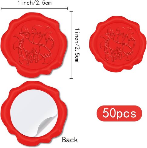 CRASPIRE 50pcs Bats Adhesive Envelope Sealing Stickers Blue Moon Phases Star Wax Seal Stickers Halloween Decoration Stickers for Wedding Invitation Envelope Decor Birthday Party Craft Scrapbook in Saudi Arabia