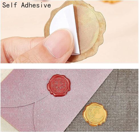CRASPIRE 50pcs Bats Adhesive Envelope Sealing Stickers Blue Moon Phases Star Wax Seal Stickers Halloween Decoration Stickers for Wedding Invitation Envelope Decor Birthday Party Craft Scrapbook in Saudi Arabia