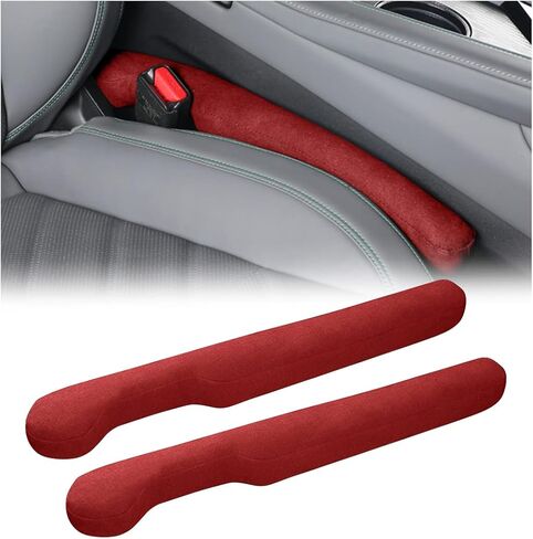 BESULEN Car Seat Gap Filler, 2 Pack Universal Console Side Organizer for Car SUV Truck, Fill The Gap Between Seat and Console Stop Things from Dropping, Seat Crevice Plug Drop Blocker (Black) in Saudi Arabia