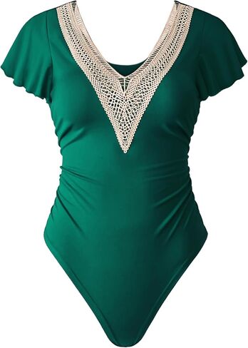 المرأة قصيرة الأكمام ارتداءها الدانتيل تاريخ ليلة قمم متأنق كشكش تي شيرت ارتداءها بلوزة in Kuwait