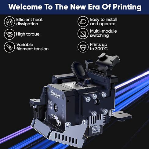 Creality Sprite Extruder Pro محرك الأقراص المباشر مع جميع المعادن Hotend ومجموعة ترقية المحور Z المزدوج مع برغي الرصاص وشريط ضوء LED لـ Ender 3، Ender 3 Pro، Ender 3 V2 in Kuwait