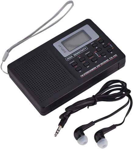راديو استقبال كامل التردد، FM/AM/SW/LW/TV صوت استقبال كامل التردد مع وظيفة الساعة والتنبيه، يتم شحنه بدون بطارية (النوع 1) in Saudi Arabia