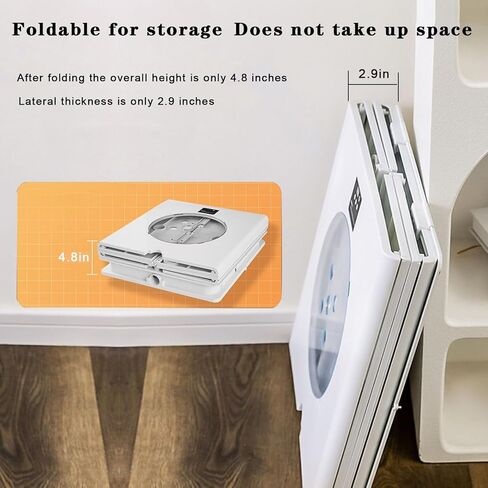 صندوق تجفيف الحيوانات الأليفة الأوتوماتيكي القابل للطي للقطط والكلاب الصغيرة، مجفف شعر القطط مع تحكم في درجة الحرارة ومؤقت قابل للتعديل، صندوق تجفيف ذكي للحيوانات الأليفة بـ 3 سرعات، سعة كبيرة 84 لتر in Kuwait