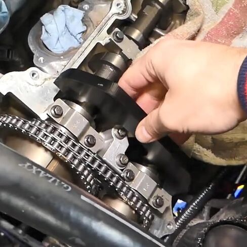 استبدال أداة تثبيت عمود الحدبات توقيت تحديد المواقع لمحرك 2007-2014 F150 Explorer MKS MKZ MKX 3.5L 3.7L 4V (أسود) in Kuwait