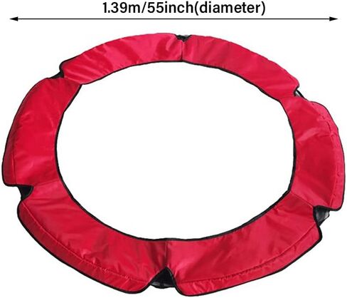 Trampoline Surround Pad, 55inch Oxford Cloth Replacement Trampoline Surround Pad Tear-Resistan-t Edge Cove-r No-n Slip Spring Protec-Tion Pad in Saudi Arabia