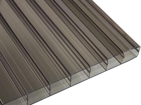 لوحة سقف من البولي كربونات بتصميم Falken بجدار مزدوج (متعدد الجدران) برونزي 48 بوصة × 48 بوصة × 1/4 بوصة (6 مم) سميكة in Saudi Arabia