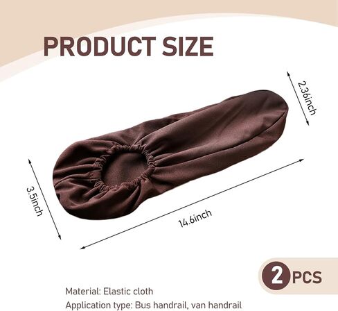 2 PCS Car Front Seat Armrest Cover, Stretch Car Armrest Cover, Comfortable Armrest Protector Cover, Anti-Scratch Armrest Cover Replacement, Universal for Most Cars, Trucks, SUVs (Beige) in Saudi Arabia