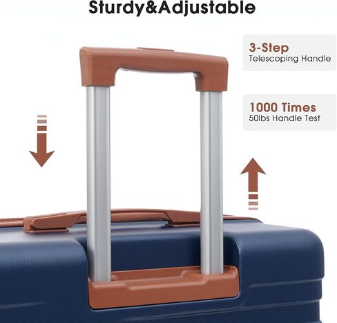Merax TSA Lock Spinner Wheels 24in حقيبة سفر قابلة للتوسيع من الجانب الصلب، وردي أسود، 24 بوصة in Kuwait