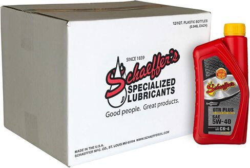 شركة شيفر للتصنيع 9000CK4-006S SynShield OTR Plus زيت محرك ديزل اصطناعي كامل 5W-40، زجاجة سعة 1 جالون in Saudi Arabia