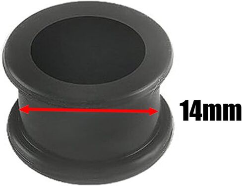 Black Implant grade sili Double Flare Tunnel Plug SI01 Ear Stretching Stretcher Piercing 2Pcs in Saudi Arabia
