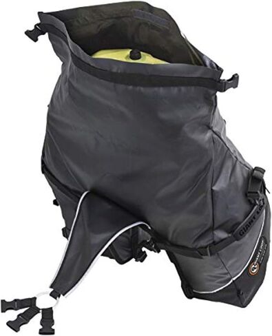 Giant Loop Great Basin Saddlebag, Water-resistant Motorcycle Storage Bag, 68-Liters Capacity to Carry Larger Gear, Fits Any Sport Bike, Scramble, Adventure & More (Black 2023) in Saudi Arabia