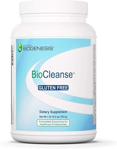 Nutra BioGenesis - BioCleanse - مزيج الحليب الشوك والكالسيوم-D-Glucarate والبروتين النباتي لتنظيف الكبد وإزالة السموم - خالي من الغلوتين، مسحوق - 1 رطل in Kuwait