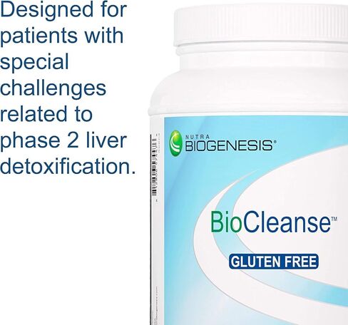 Nutra BioGenesis - BioCleanse - مزيج الحليب الشوك والكالسيوم-D-Glucarate والبروتين النباتي لتنظيف الكبد وإزالة السموم - خالي من الغلوتين، مسحوق - 1 رطل in Kuwait