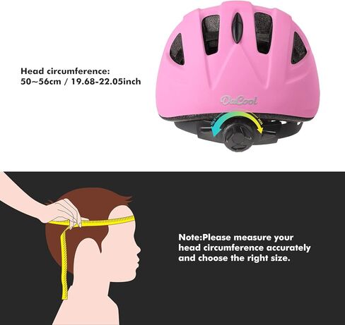 DaCool Kids Bike Helmet for 5~16 Ages Girls Boys Lightweight Toddler Youth Adjustable Cycling Skateboard Girl Helmet Safety Sport Helmet for Bicycle Skating Roller Scooter Outdoor Sports in Saudi Arabia
