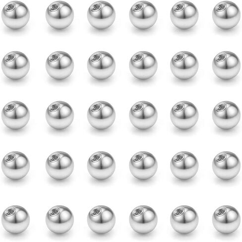 كرات بديلة للثقب العالمي من FECTAS 14 جرام، أجزاء ثقب الحديد للمجوهرات 30 قطعة in Kuwait