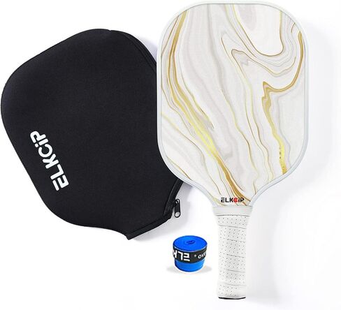 Composite Pickleball Paddle with Cover for Women, Graphite Carbon Fiber Polypropylene Honeycomb Core Pickleball Racquet Gift for Mother Wife Grandmother Girlfriend in Saudi Arabia