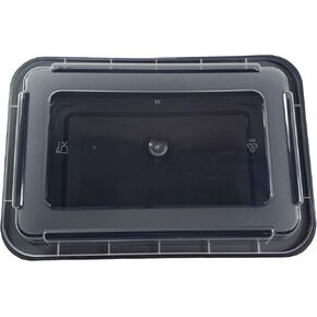 50 مجموعة من حاويات تحضير الوجبات المستطيلة سعة 58 أونصة مع أغطية حاوية طعام قابلة للميكروويف ومستطيلة بلاستيكية خالية من مادة BPA in Kuwait