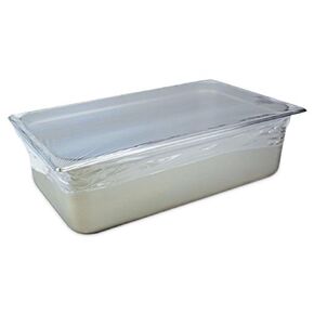 PanSaver Disposable Clear Third Pan Covers for Shrink Tight Food Storage & Easy Transportation - Commercial Food Cover (20 x 6 IN, 50 Pack) in Kuwait