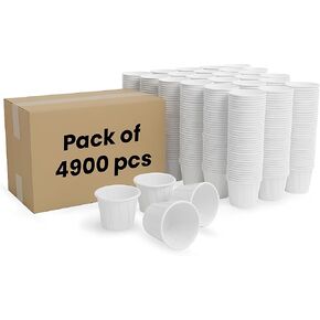 Paper Medicine Cups Disposable 1 oz 4900 Pcs Condiment Souffle Cups in Saudi Arabia