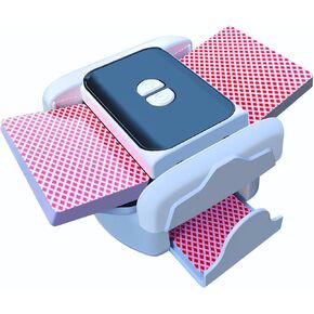 ماكينة خلط البطاقات الأوتوماتيكية لعدد من الطوابق من 1 إلى 2، آلة خلط هادئة وسلسة، وضعين، متوافقة مع البوكر، وتكساس هولدم، وUNO، والجسر، والبستوني، والبطاقات الصغيرة والمزيد in Kuwait