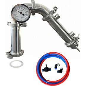 وعاء SS معياري مقاس 2 بوصة مع مكثف طويل 8 بوصة in Kuwait