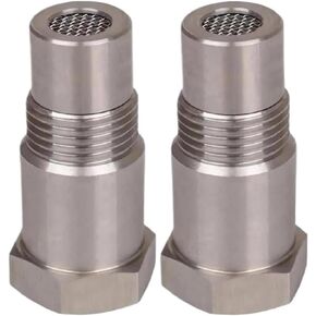 2 M18x1.5 Industrial-grade Hardware Connector Extensions; Stainless Steel Adapter Filter Connectors, Threaded Sensor Adapters in Kuwait