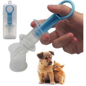 1Pc Blue Pet Medicine Feeder Liquid Oral Syringe Milk Nursing Bottles Syringe Soft Tip Plastic Pet Medical Feeding Tool for Dog Puppy Cat, Kitten Nursing Supplies in Kuwait