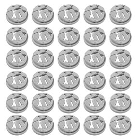 35 Pcs 3/8 in. - 1/2 in. Non Metallic Button Push-in Bulk Connector, Plastic Cable Connector Electrical Conduit Fittings, Fits 1/2-Inch Knock Outs in Kuwait