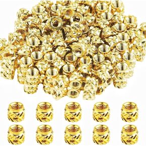 100 PCS M3 Threaded Insert x 4mm x 5mm Heat Set Inserts, 3D Printing Gold in Kuwait