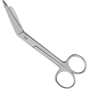 مقص ضمادة ليستر - مقصات من الفولاذ المقاوم للصدأ للإسعافات الأولية والاستخدام الاحترافي - شفرات حادة مقطوعة من خلال الشاش، والشريط، والضمادات، والملابس، والملابس (قوس قزح، 3.5 بوصة) in Kuwait