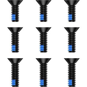 طقم براغي منقط أحمر مكون من 9 قطع يتضمن 6-32 بوصة 8 مم/9.5 مم/11 مم لبصريات Red Dot Sight والتركيب المتوافق مع Holosun 407c/507c/508t، وخزانة الخيوط الزرقاء المصنوعة من الفولاذ المقاوم للصدأ in Kuwait