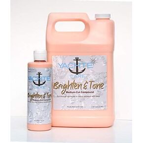 Brighten & Tone Dual Action Polish Boat Medium Cut Compound (16oz & Gallon Sizes) in Saudi Arabia