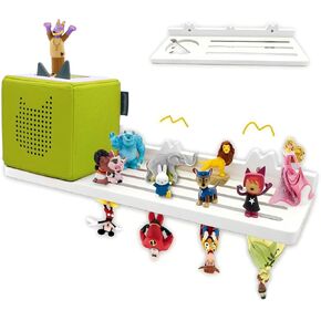 Tonies Shelf - Tonie Shelf for Tony Box Storage, Wooden Floating Shelves for Tonies Storage, Wall Shelves with Magnetic Strips to Display Toniebox Figures & Characters (Average) in Saudi Arabia