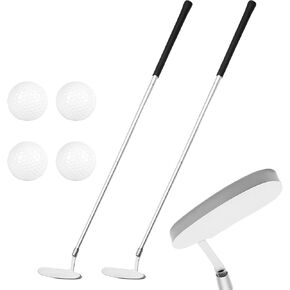 2 Set Golf Putter Detachable Left and Right Handed Putter with 4 Golf Balls for Adult Teenager in Kuwait