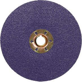 3M™ Cubitron™ 3 قرص ألياف 1182C، 80+، TN تغيير سريع، 4-1/2 بوصة، قالب 450E، 25/حقيبة in Kuwait