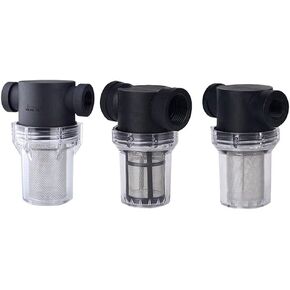 1/2'' 3/4'' 1'' Garden Filter, Plastic Transparent Irrigation Impurity Filters 1pcs(G1 20 Mesh) in Kuwait