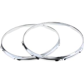 Enhanced 14" Snare Drum Hoop Set for Drummers, Silver, 8 Hole in Kuwait