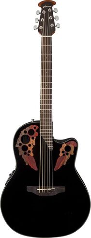 Ovation CE44-5 Acoustic-Electric Guitar, Black in Saudi Arabia