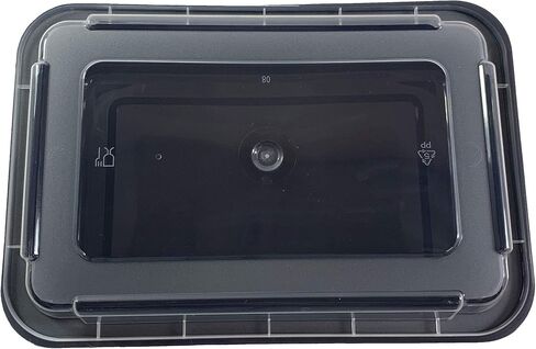 50 مجموعة من حاويات تحضير الوجبات المستطيلة سعة 58 أونصة مع أغطية حاوية طعام قابلة للميكروويف ومستطيلة بلاستيكية خالية من مادة BPA in Kuwait