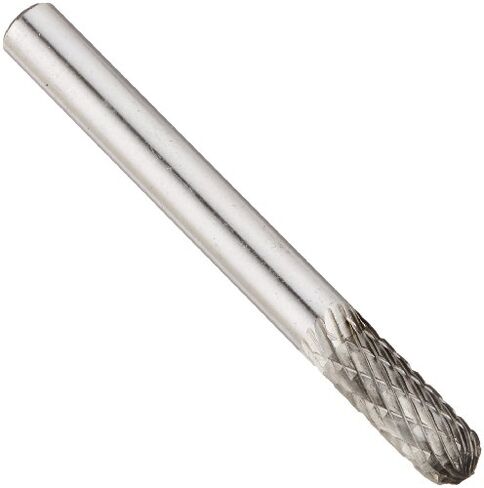 SC1 1/4" X 5/8" Cylindrical Radius End Carbide Burr 1/4 Shank, DULSC1 - (Pack of 2) in Saudi Arabia