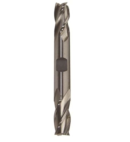 21/64" X 3/8" HSS 4 Flute Double End, End Mill, DWCF210A - (Pack of 2) in Saudi Arabia