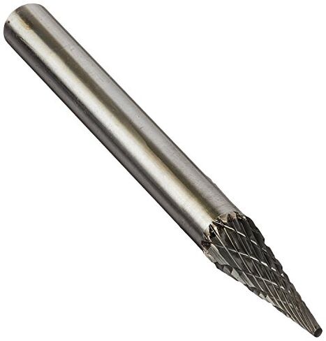 SM51 1/4" X 1/2" Cone Pointed End Carbide Burr 1/8" Shank, DULSM51 - (Pack of 2) in Saudi Arabia