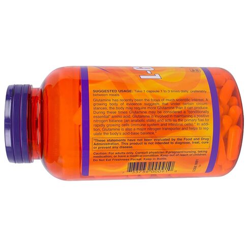 Now Foods L-Glutamine 1000 mg - 240 Capsules in Saudi Arabia