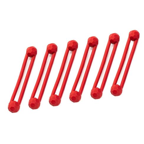 Plasdent 206IT-5N Dental Instrument Silicone Ties Red 6/Pk in Kuwait