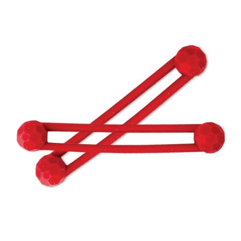 Plasdent 206IT-5N Dental Instrument Silicone Ties Red 6/Pk in Kuwait