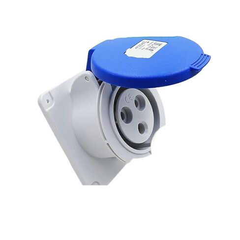 PKF32G423 مقبس صناعي مستقيم مخفي مقاوم للماء 250 فولت (32A 6h IP44 3P أزرق) in Kuwait