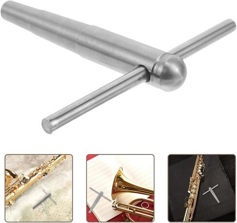 Brass Instrument Repair Tool Set for Trumpet Trombone French Horn Tuba, Metal Mouthpiece Truing and Dent Removal Accessory, Wind Instrument Alignment and Maintenance Tool in Kuwait