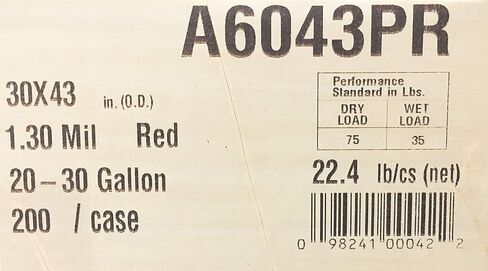بطانات الرعاية الصحية من هيريتيدج باج، عندما تكون السلامة والأداء مهمين. 30 بوصة × 43 بوصة، أحمر، 1.3 مل، 200، مطبوع للرعاية الصحية in Kuwait