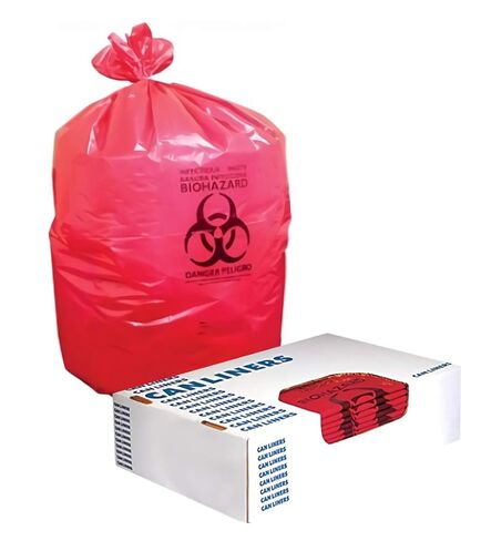 بطانات الرعاية الصحية من هيريتيدج باج، عندما تكون السلامة والأداء مهمين. 30 بوصة × 43 بوصة، أحمر، 1.3 مل، 200، مطبوع للرعاية الصحية in Kuwait